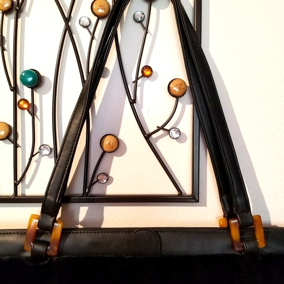 Paradox black velvet evening shoulder bag - Picture 2 of 7